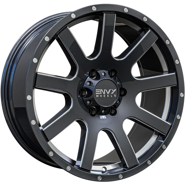 Envy Wheels – CRAZE – Gunmetal – 17″x9″ 25mm – Summer Wheels – 333SM-U176139106125