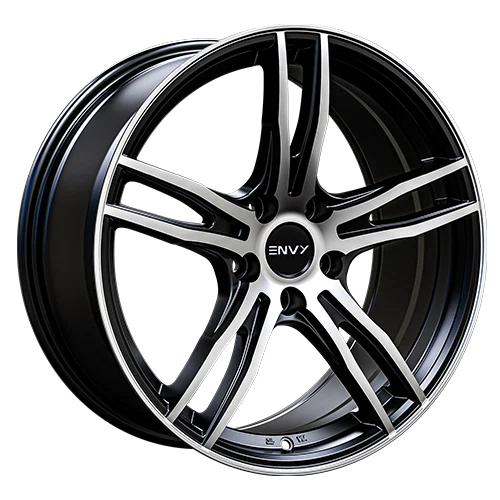 Envy Wheels – EV-5 – Black – 17″x7″ 35mm – Summer Wheels – 546BM-F17510863535