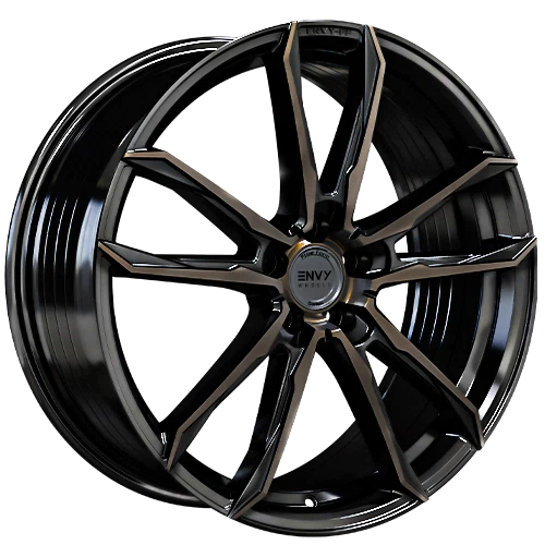 Envy Wheels – FF1BT – Black – 18″x8″ 24mm – Summer Wheels – FF1BT-U18511573124