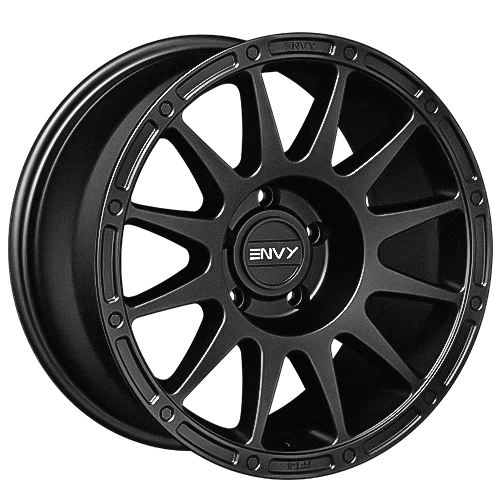Envy Wheels – FFT8MB – Black – 17″x8.5″ 10mm – All weather Wheels – FFT8MB-JEEP1785127715010