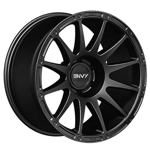 Envy Wheels – FFT8MB – Black – 20″x10″ -12mm – All weather Wheels – FFT8MB-F20106135871-12
