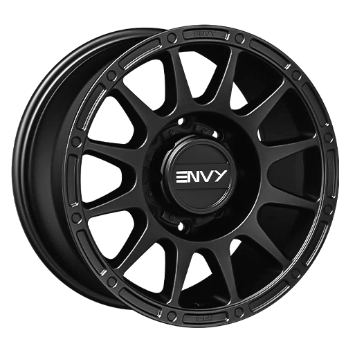 Envy Wheels – FFT8MB – Black – 18″x9″ 18mm – All weather Wheels – FFT8MB-U188165121518