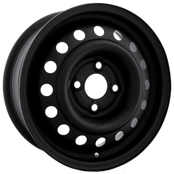 Envy Wheels – NX4 STEEL WHEEL – Black – 14″x5.5″ 44mm – All weather Wheels – NX41442