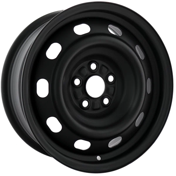 Envy Wheels – NX4 STEEL WHEEL – Black – 15″x6″ 33mm – All weather Wheels – NX42551