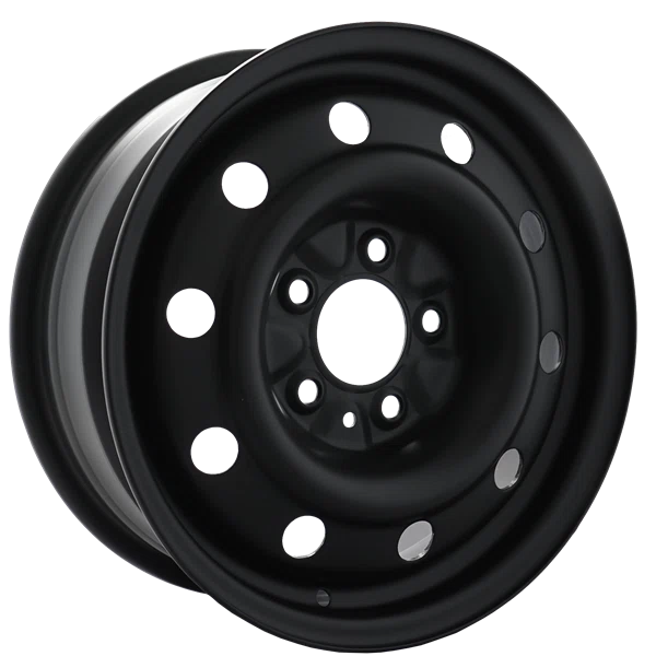 Envy Wheels – NX4 STEEL WHEEL – Black – 15″x6″ 39mm – All weather Wheels – NX42554