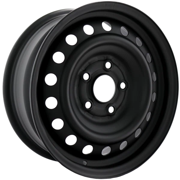 Envy Wheels – NX4 STEEL WHEEL – Black – 15″x6″ 42mm – All weather Wheels – NX45552