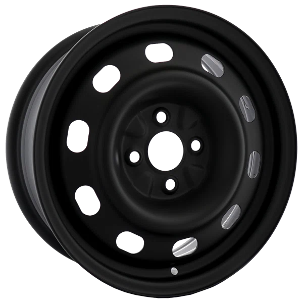 Envy Wheels – NX4 STEEL WHEEL – Black – 15″x6″ 45mm – All weather Wheels – NX41543