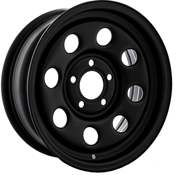 Envy Wheels – NX4 STEEL WHEEL – Black – 15″x6″ 7mm – All weather Wheels – NX40709