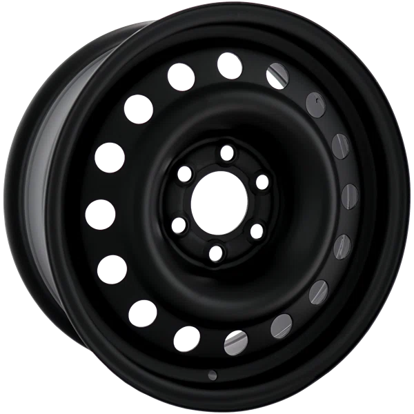 Envy Wheels – NX4 STEEL WHEEL – Black – 16″x6.5″ 25mm – All weather Wheels – NX41665