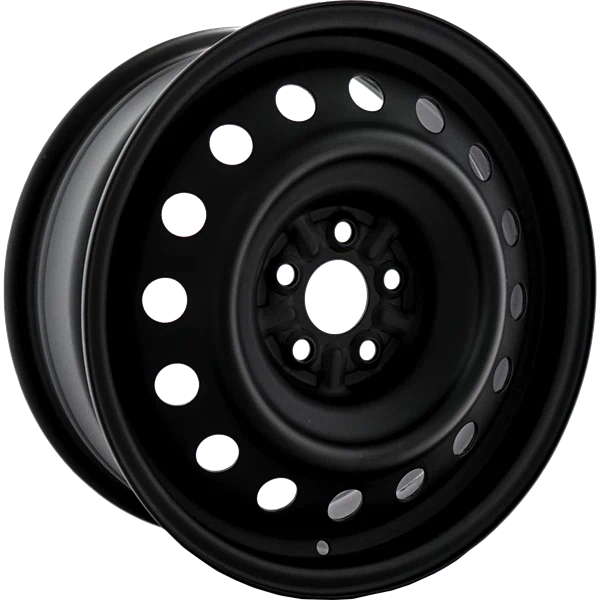 Envy Wheels – NX4 STEEL WHEEL – Black – 16″x6.5″ 40mm – All weather Wheels – NX40687