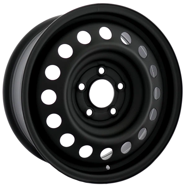 Envy Wheels – NX4 STEEL WHEEL – Black – 16″x6.5″ 40mm – All weather Wheels – NX45655