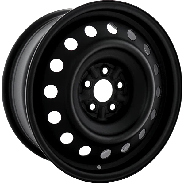 Envy Wheels – NX4 STEEL WHEEL – Black – 16″x6.5″ 44mm – All weather Wheels – NX41657