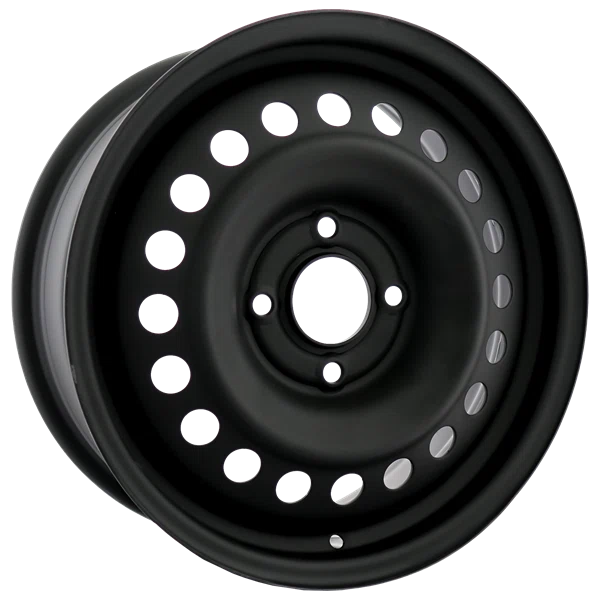 Envy Wheels – NX4 STEEL WHEEL – Black – 16″x6.5″ 45mm – All weather Wheels – NX41645