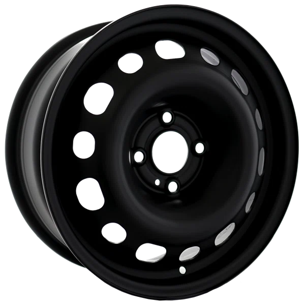 Envy Wheels – NX4 STEEL WHEEL – Black – 16″x6.5″ 45mm – All weather Wheels – NX41646