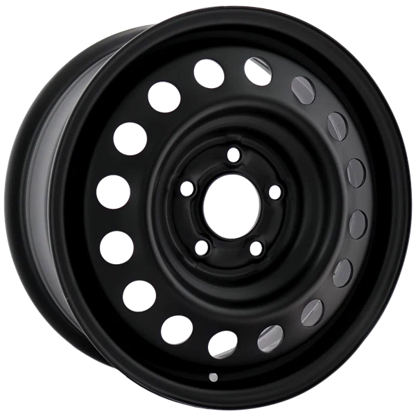 Envy Wheels – NX4 STEEL WHEEL – Black – 16″x6.5″ 52mm – All weather Wheels – NX43655