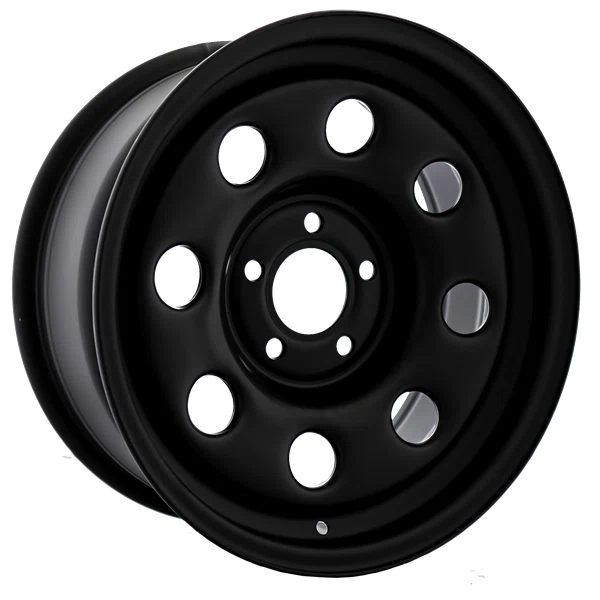 Envy Wheels – NX4 STEEL WHEEL – Black – 16″x7″ 12mm – All weather Wheels – NX40827