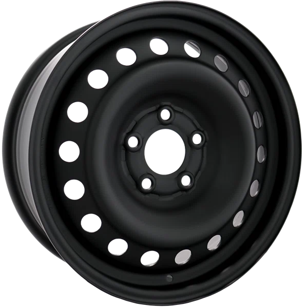 Envy Wheels – NX4 STEEL WHEEL – Black – 17″x6.5″ 40mm – All weather Wheels – NX46754