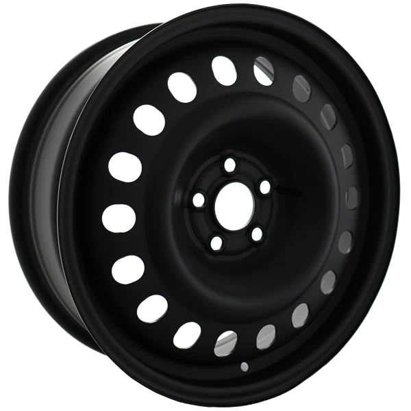 Envy Wheels – NX4 STEEL WHEEL – Black – 17″x6.5″ 44mm – All weather Wheels – NX41757