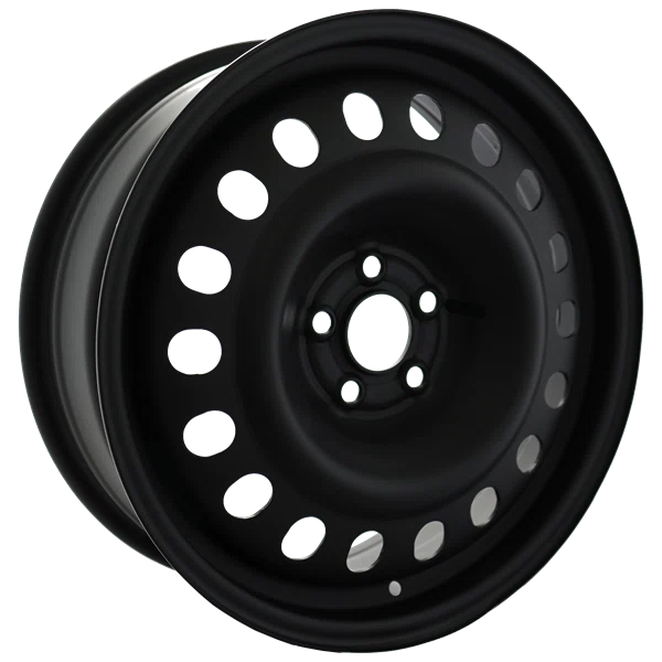 Envy Wheels – NX4 STEEL WHEEL – Black – 17″x6.5″ 44mm – All weather Wheels – NX44757