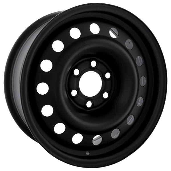 Envy Wheels – NX4 STEEL WHEEL – Black – 17″x6.5″ 51mm – All weather Wheels – NX41761