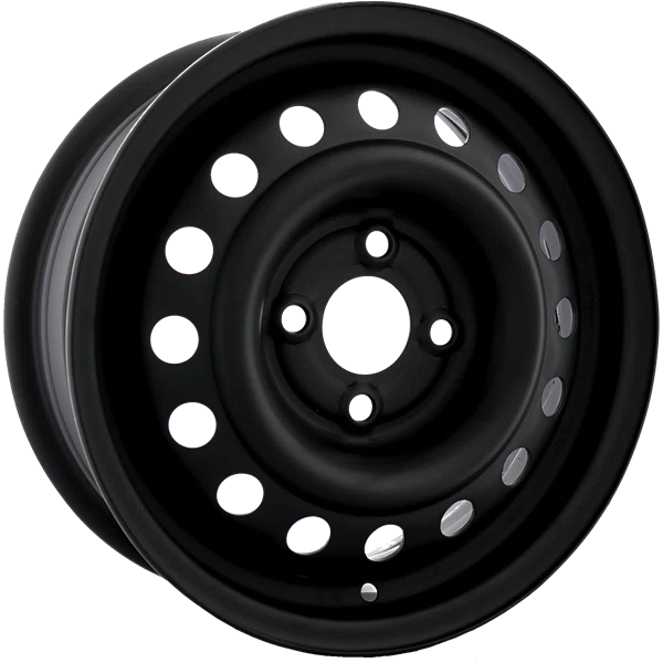 Envy Wheels – NX4 STEEL WHEEL – Black – 13″x5″ 40mm – All weather Wheels – NX41340