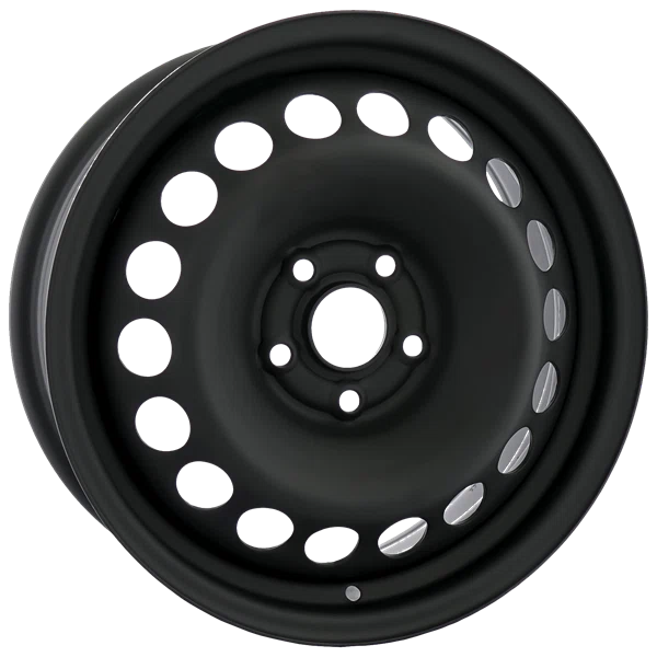 Envy Wheels – NX6 STEEL WHEEL – Black – 16″x6.5″ 39mm – All weather Wheels – NX63657