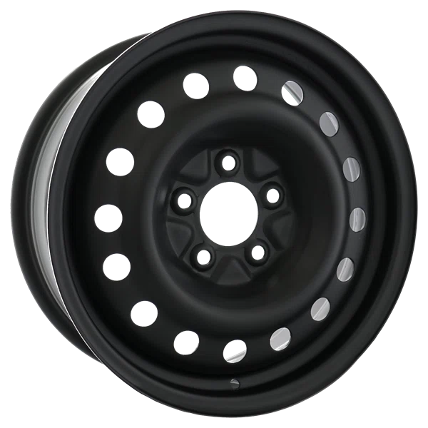 Envy Wheels – NX6 STEEL WHEEL – Black – 16″x6.5″ 40mm – All weather Wheels – NX62655