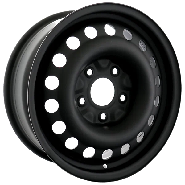Envy Wheels – NX6 STEEL WHEEL – Black – 16″x6.5″ 40mm – All weather Wheels – NX64653