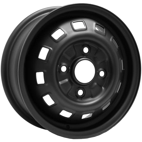 Envy Wheels – NX4 STEEL WHEEL – Black – 13″x5″ 47mm – All weather Wheels – NX41341