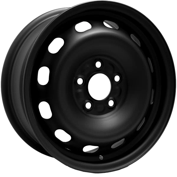 Envy Wheels – NX4 STEEL WHEEL – Black – 15″x6″ 42mm – All weather Wheels – NX41553
