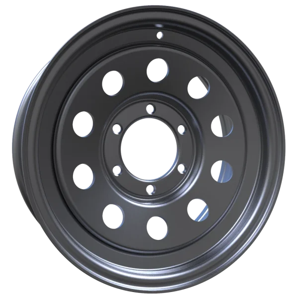 Envy Wheels – TRAILER STEEL MODULAR – Silver – 16″x6″ 0mm – All weather Wheels – 200SM-16655