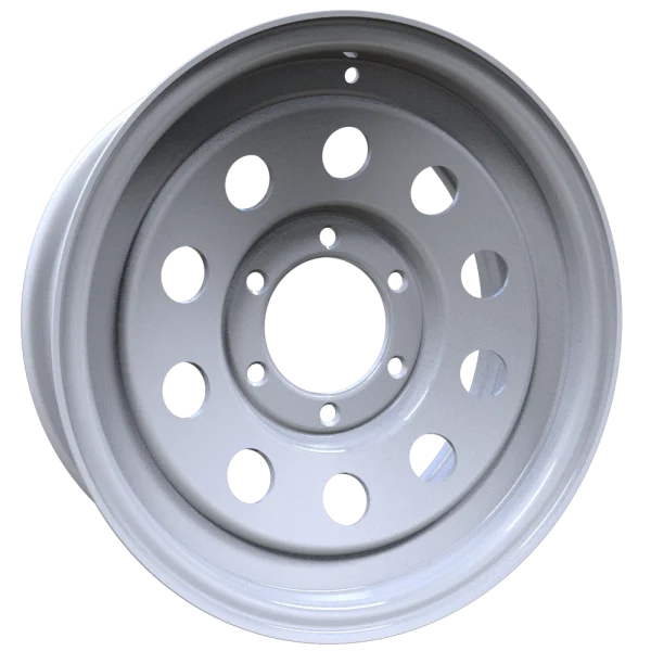 Envy Wheels – TRAILER STEEL MODULAR – White – 16″x6″ 0mm – All weather Wheels – 200WM-16655