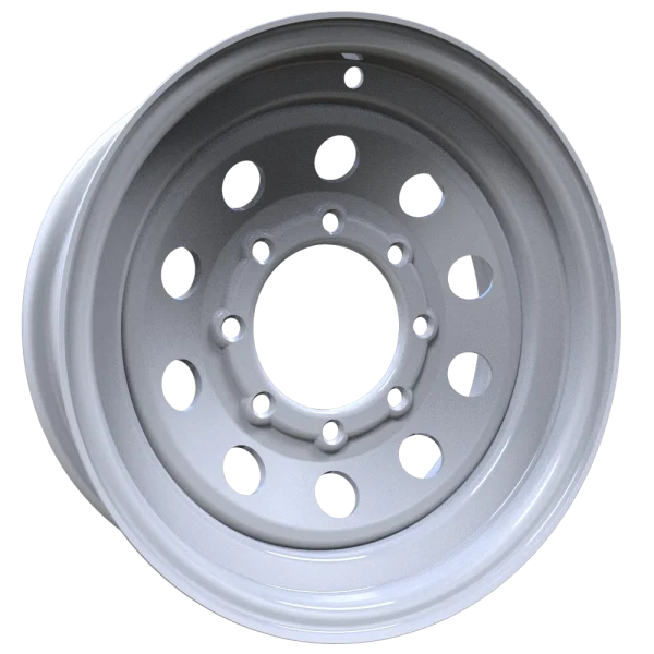 Envy Wheels – TRAILER STEEL MODULAR – White – 16″x6″ 0mm – All weather Wheels – 200WM-16865HD