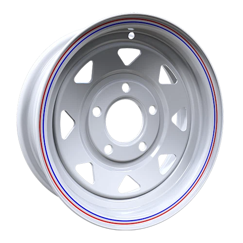 Envy Wheels – Trailer Steel – White – 12″x4″ -3mm – All weather Wheels – 100WS-12545