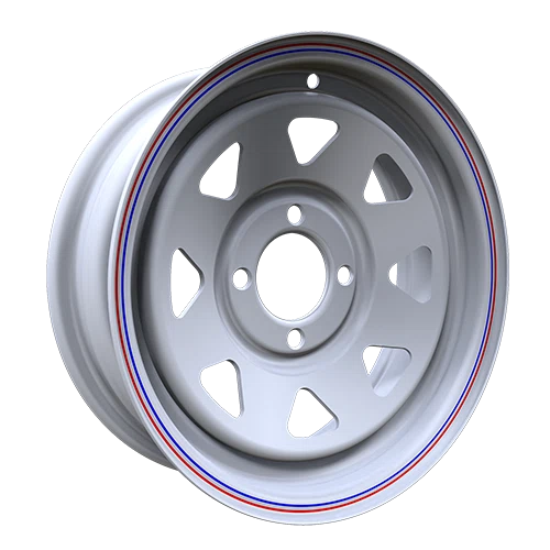 Envy Wheels – Trailer Steel – White – 13″x4.5″ -3mm – All weather Wheels – 100WS-13440