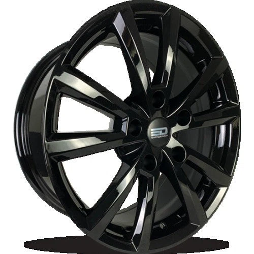 Euro Design – AD-2 – Black – 17″x7.5″ 35mm – All weather Wheels – AD21775R3571GB