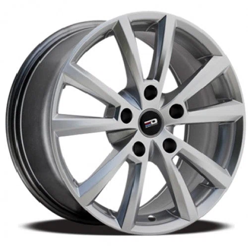 Euro Design – AD-2 – Silver – 17″x7.5″ 35mm – All weather Wheels – AD21775R3571S