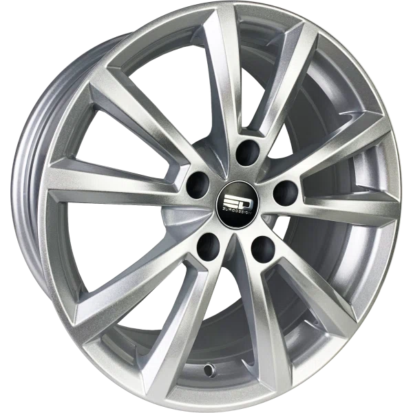 Euro Design – AD-2 – Silver – 17″x7.5″ 35mm – All weather Wheels – AD27F35HS