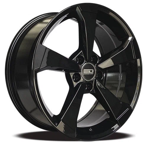 Euro Design – AR6 – Black – 18″x8″ 35mm – All weather Wheels – AR61880F3566GB