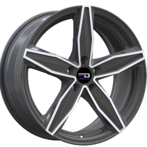 Euro Design – Berlin – Gunmetal – 17″x7.5″ 40mm – Summer Wheels – BER1775G4064GMP