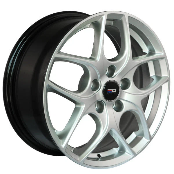 Euro Design – FD-1 – Silver – 16″x6.5″ 38mm – All weather Wheels – FD16F38HS