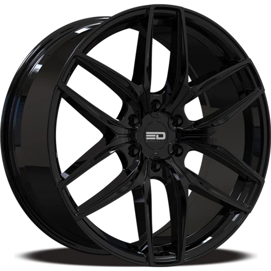 Euro Design – Forza 6 – Black – 22″x9.5″ 30mm – All weather Wheels – F22956393095GB