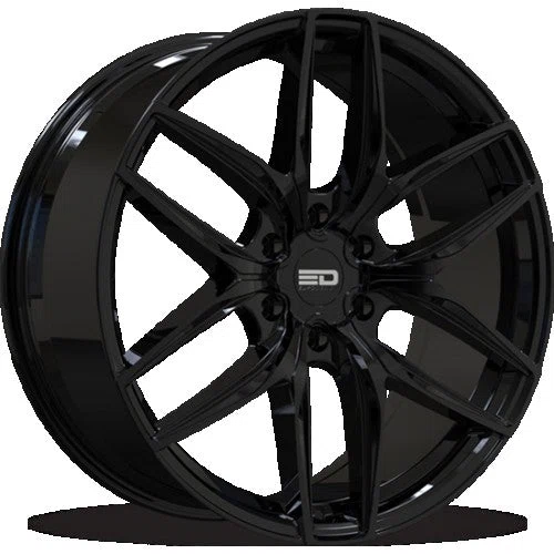Euro Design – Forza 6 – Black – 20″x9″ 15mm – All weather Wheels – F2096391578GB