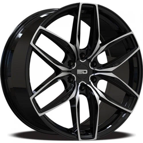 Euro Design – Forza 6 – Black – 22″x9.5″ 25mm – Summer Wheels – F22956352587GBML