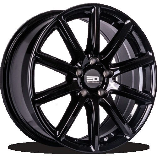 Euro Design – Legend – Black – 17″x7.5″ 35mm – All weather Wheels – L1775F3566GB