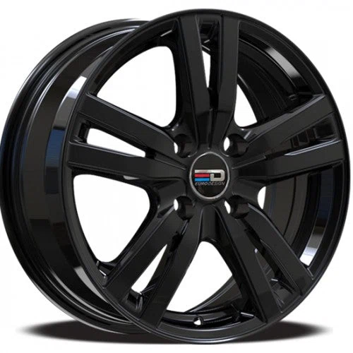 Euro Design – Ottano – Black – 15″x6″ 35mm – All weather Wheels – OTT1560G3567GB