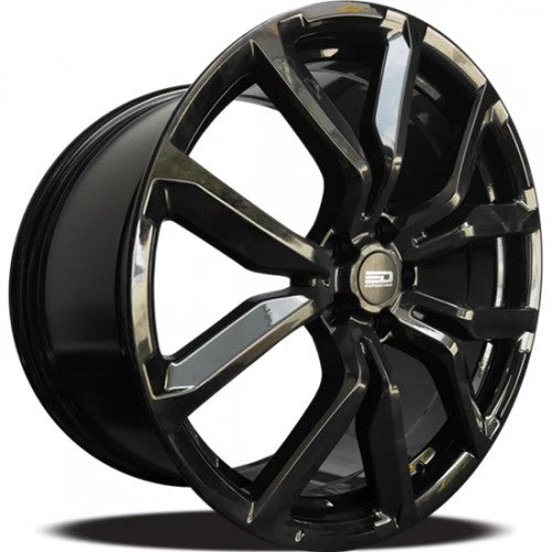 Euro Design – RR-8 – Black – 22″x9.5″ 45mm – All weather Wheels – RR82295J4572GB