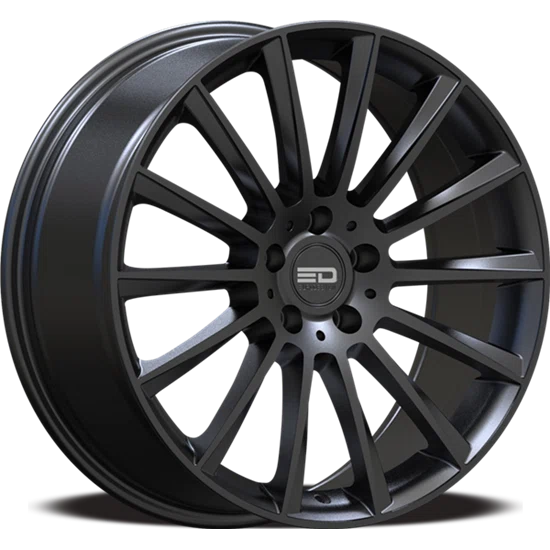 Euro Design – Sacco – Black – 19″x8″ 30mm – All weather Wheels – SAC198F30666MB