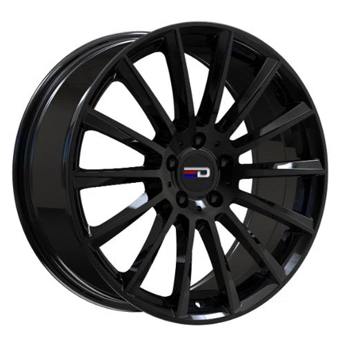Euro Design – Sacco – Black – 18″x7.5″ 30mm – All weather Wheels – SAC1875F30666GB