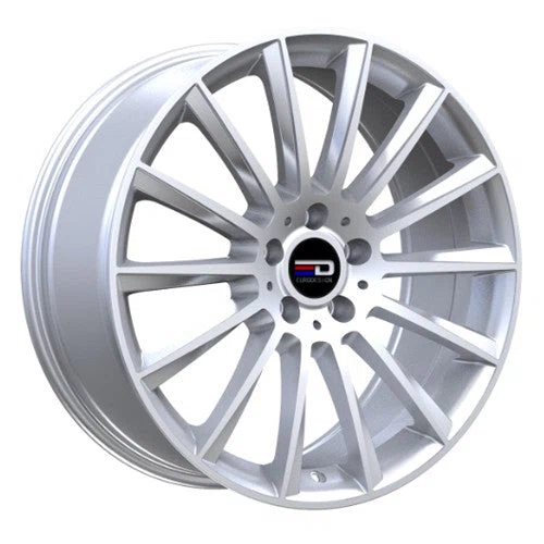 Euro Design – Sacco – Silver – 18″x7.5″ 30mm – All weather Wheels – SAC1875F30666S